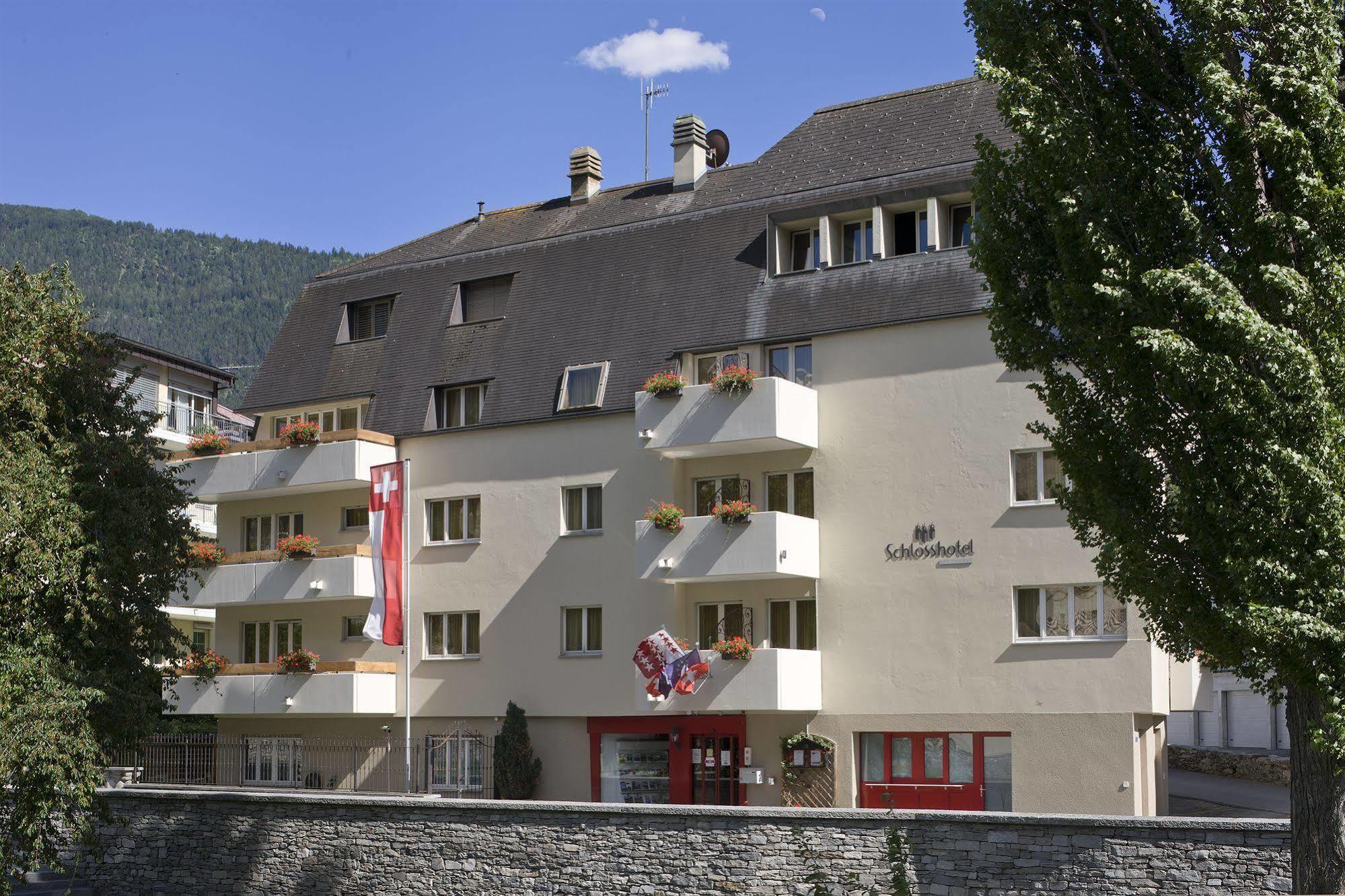 Schlosshotel - Self Check-In Hotel Brig Exterior photo